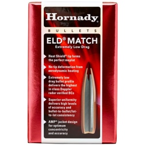 HORNADY ELD MATCH 22CAL 52GR (.224)