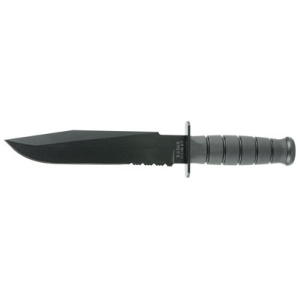 KA-BAR FIGHTER KNIFE BLACK 8"- 1271