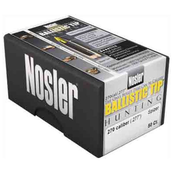 NOSLER BALLISTIC TIP HUNTING 270 CAL 150GR BT (.277)