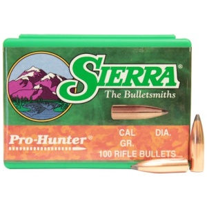 SIERRA PRO-HUNTER 30 CAL 125GR SPITZER BULLETS (.308)