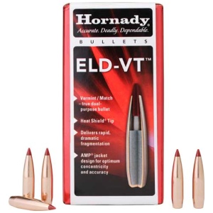 HORNADY ELD-VT 22 CAL 80GR BULLETS (.224)