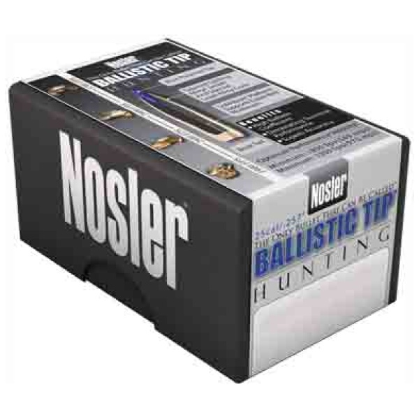 NOSLER BALLISTIC TIP HUNTING 25 CAL 115GR BULLETS (.257)