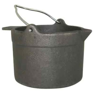 LYMAN CAST IRON LEAD POT