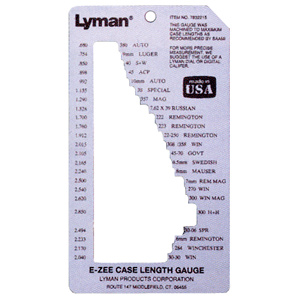 LYMAN E-ZEE CASE LENGTH GAUGE