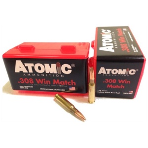 ATOMIC 308 WIN 168GR MATCH BTHP 50RD 10BX/CS