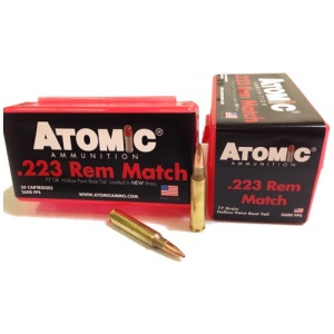ATOMIC 223 REM 77GR MATCH BTHP