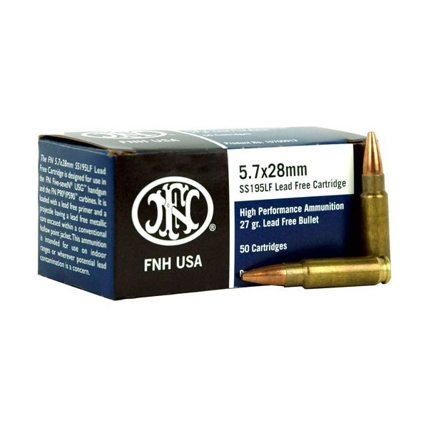 FN 5.7X28 27GR LEAD FREE JHP SS195LF 50RD