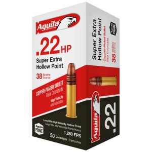 AGUILA 22 LR HIGH VELOCITY HP