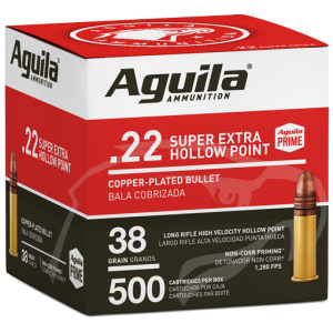 AGUILA 22LR HIGH VELOCITY HP 500RD