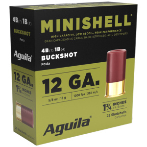 AGUILA MINI-SHELL 12GA 4B/1B SHOT 1.75"