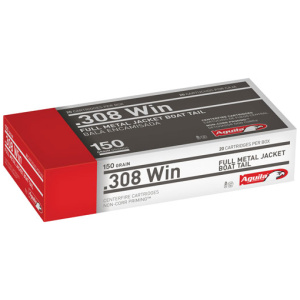 AGUILA 308 WIN 150GR FMJ-BT 20RD