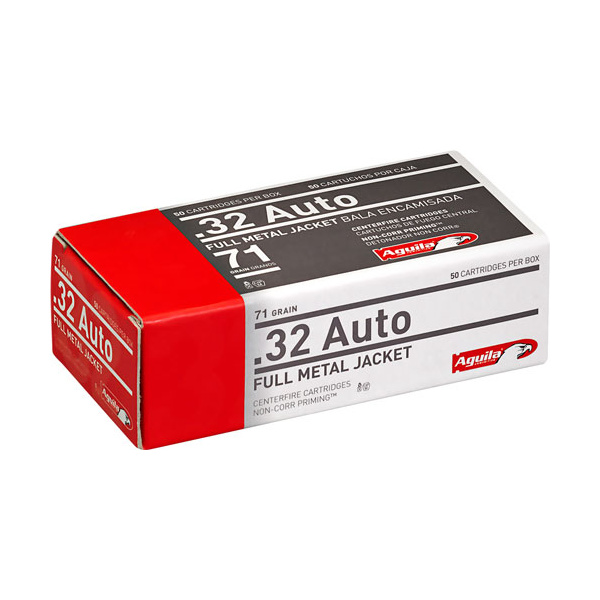 AGUILA 32 ACP 71GR FMJ-RN 50RD