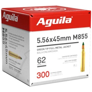 AGUILA 5.56X45 62GR GREEN TIP 300RD