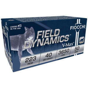FIOCCHI 223 REM 40GR V-MAX 50RD