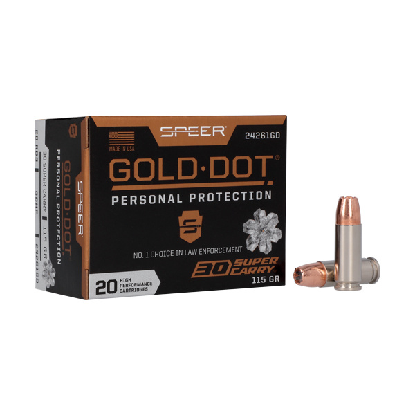 SPEER GOLD DOT 30 SUPER CARRY 115GR GDHP 20RD