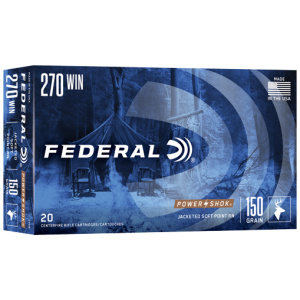 FEDERAL POWER-SHOK 270 WIN 150GR SP 20RD