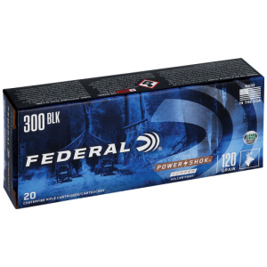 FEDERAL 300 AAC 120GR COPPER HP 20RD