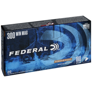 FEDERAL POWER-SHOK 300 WIN MAG 180GR SP 20RD