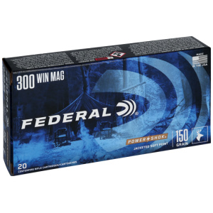 FEDERAL POWER-SHOK 300 WIN MAG 150GR SP 20RD