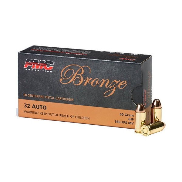 PMC 32 ACP 60GR JHP 50RD