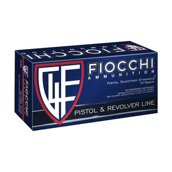 FIOCCHI 357 MAG 125GR JHP 50RD