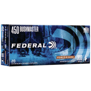 FEDERAL POWER-SHOK 450 BUSHMASTER 300GR SP 20RD