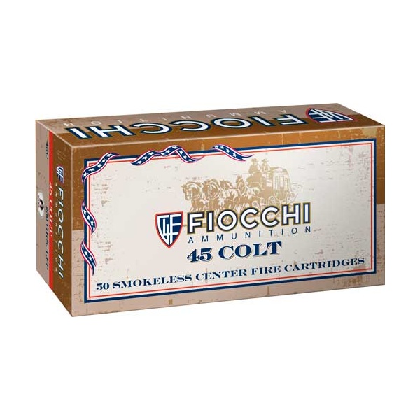 FIOCCHI 45 LONG COLT 250GR LRN FP 50RD