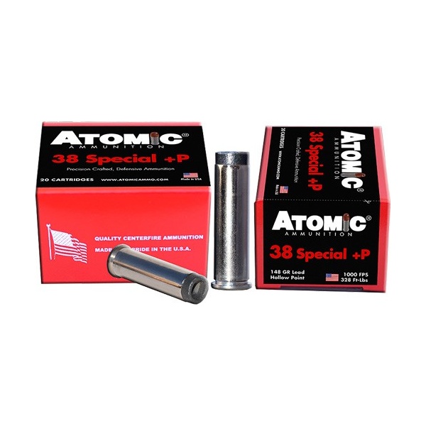 ATOMIC 38 SPECIAL +P 148GR WC