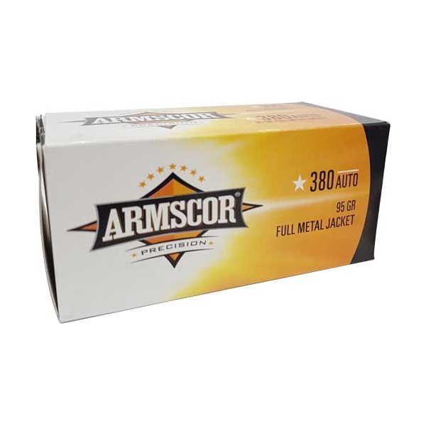 ARMSCOR 380 ACP 95GR FMJ 100RD