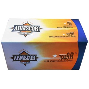 ARMSCOR 22TCM9R 39GR JHP 100RD