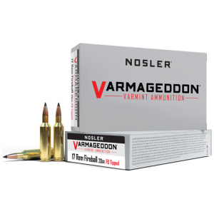 NOSLER VARMAGEDDON 17 REM FIREBALL 20GR FBT 20RD 10BX/CS