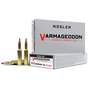 NOSLER VARMAGEDDON 6.5 CM - 90GR FBT 20RD 10BX/CS