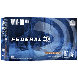 FEDERAL POWER-SHOK 7MM-08