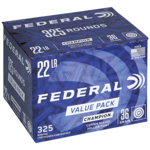 FEDERAL 22 LR 36GR HP 325RD