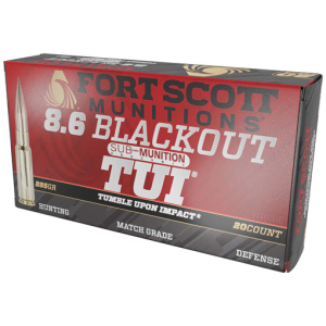 FORT SCOTT 8.6 BLACKOUT TUI 285GR