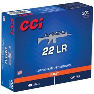 CCI TACTICAL 22 LR 1200FS 40GR