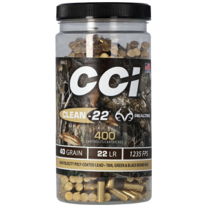 CCI CLEAN 22LR 40GR REALTREE POLY COATED RN 400RD