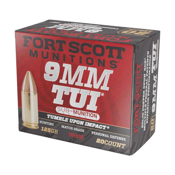 FORT SCOTT 9MM TUI 125GR SOLID