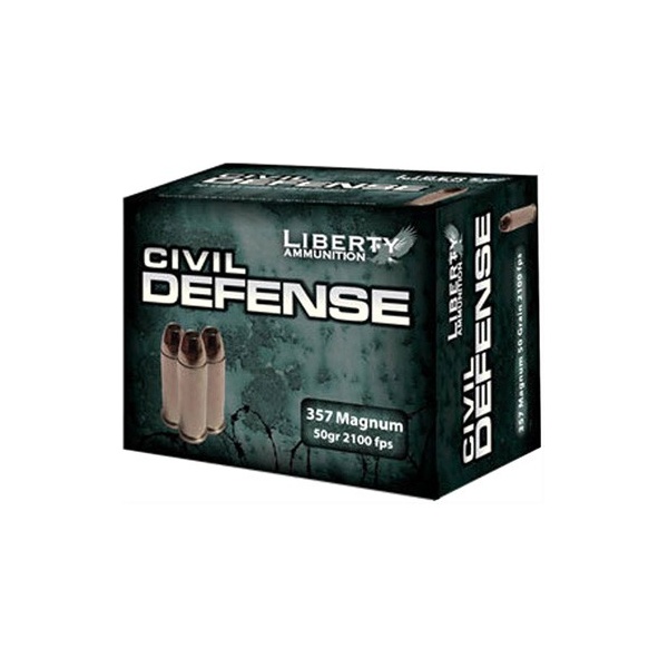 LIBERTY CIVIL DEFENSE 357 MAG 50GR HP 20RD