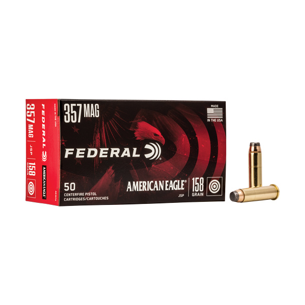 FEDERAL AE 357 MAG 158GR JSP 50RD