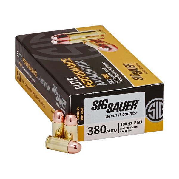 SIG 380 ACP 100GR FMJ 50RD