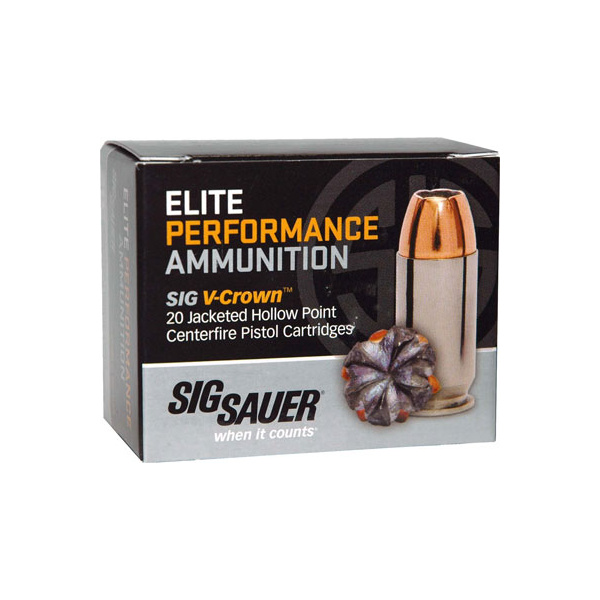 SIG 40 SW 180GR ELITE V-CROWN