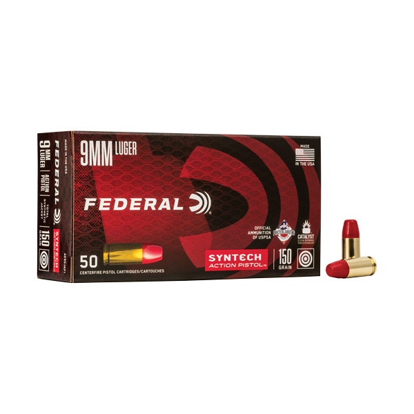 FEDERAL AE ACTION PISTOL 9MM 150GR TSJ FN 50RD