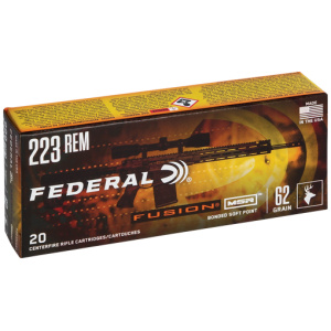 FEDERAL FUSION 223 REM 62GR 20RD