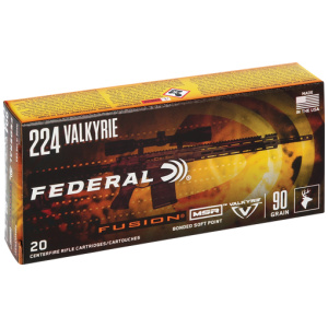 FEDERAL FUSION 224 VALKYRIE 90GR 20RD