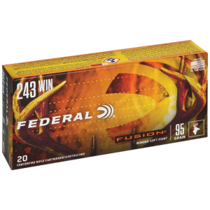 FEDERAL FUSION 243 WIN 95GR 20RD