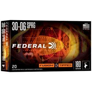 FEDERAL FUSION 30-06 180GR - TIPPED FUSION 20RD 10BX/CS