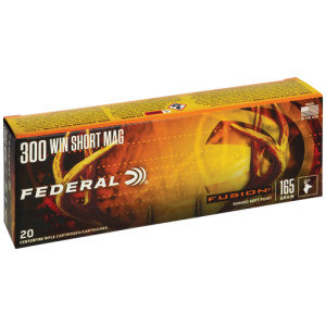 FEDERAL FUSION 300 WSM 165GR FUSION 20RD