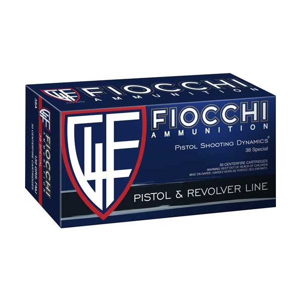 FIOCCHI 38 SPECIAL 148GR JHP 50RD