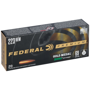 FEDERAL GOLD MEDAL 223 REM 69GR MATCHKING 20RD